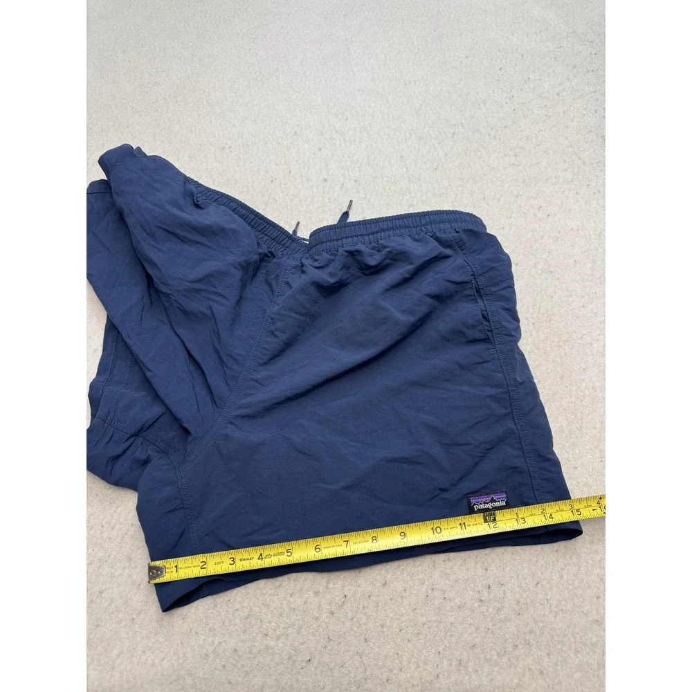 Patagonia Swim Trunks Shorts Mens XL Blue Elastic Waist Quick Dry Lined Pockets